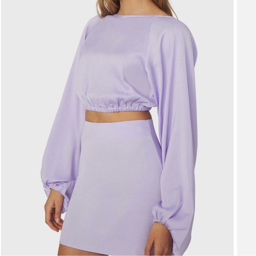 WeWoreWhat Light Purple Blouse